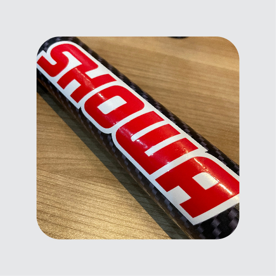 Stiker Forged Carbon