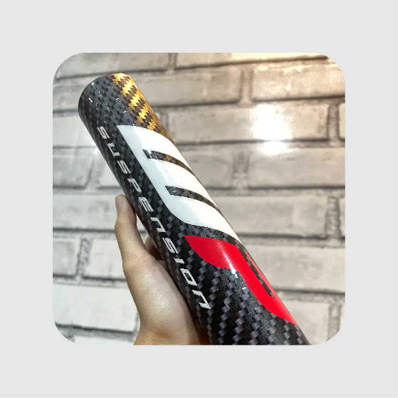 Stiker Forged Carbon